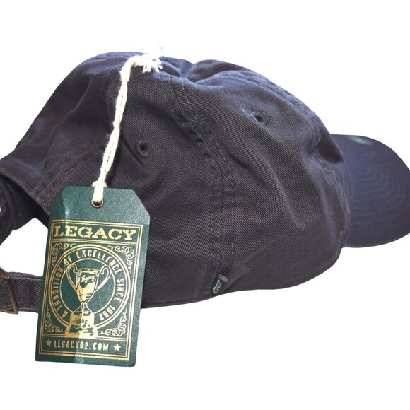 NWT Legacy Michigan Wolverine Twill Hat Dark Grey Vintage Wash Academia - Picture 4 of 6